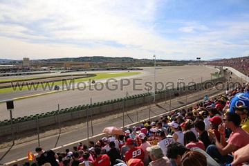 Tribuna VERDE Cheste<br />MotoGP Valencia<br /> Circuito Ricardo Tormo